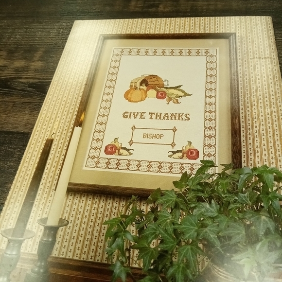 Harvest Heritage Cross Stitch Pattern Booklet Thanksgiving Fall Pilgrims Turkey - Picture 2 of 4